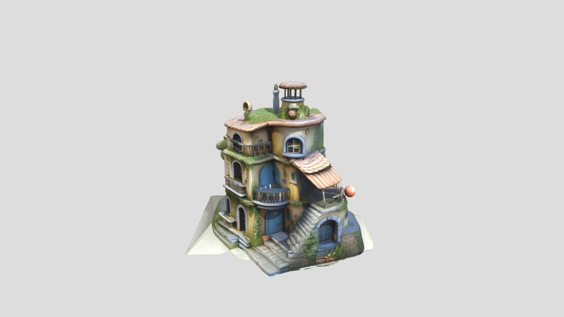 magical house - 3D model by defaulter_faulty [84e7db7] - Sketchfab