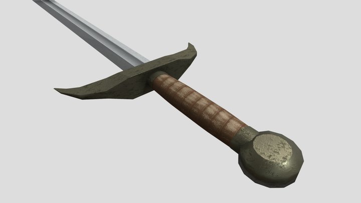 Medieval Sword 3D Model