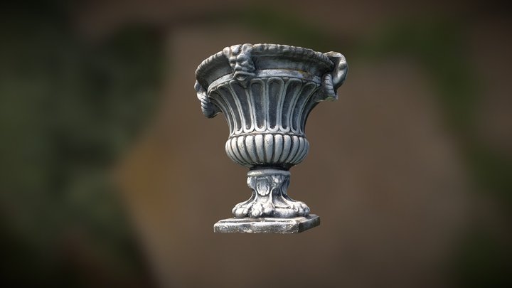 Vase 2 architecture of the late Renaissance 3D Model