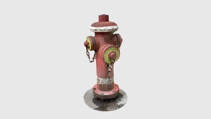 China fire hydrant 3D Model