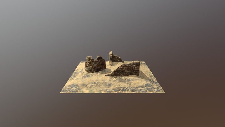 Desert Ruins 3D Model