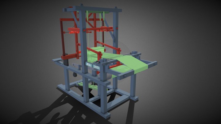 Toyoda Sakichi wooden hand loom - 豊田 佐吉 - 圖一 3D Model
