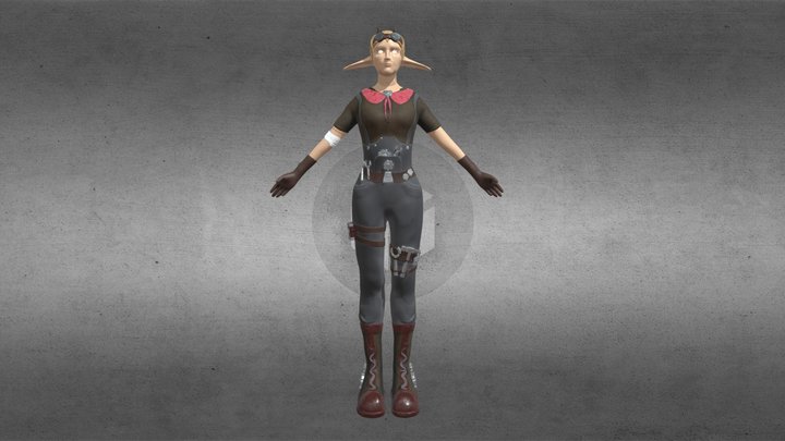 fantasy character 3D Model