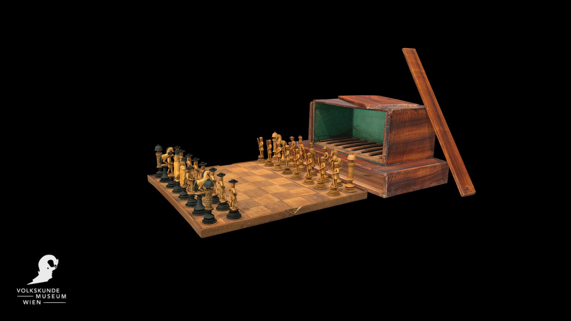 Schachspiel ÖMV 41.815 — Sketchfab embed 3D viewer