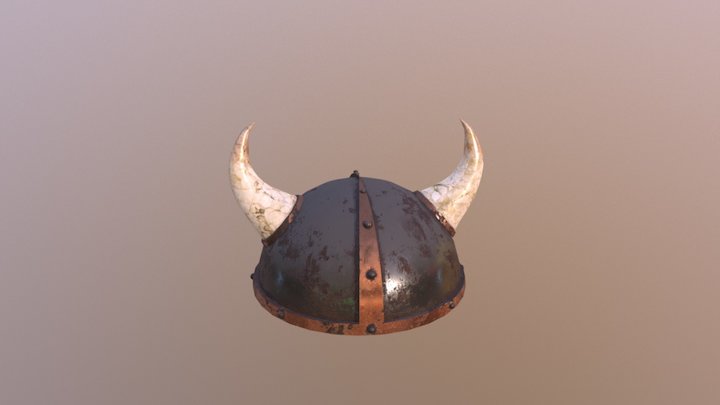 Viking Helmet 3D Model