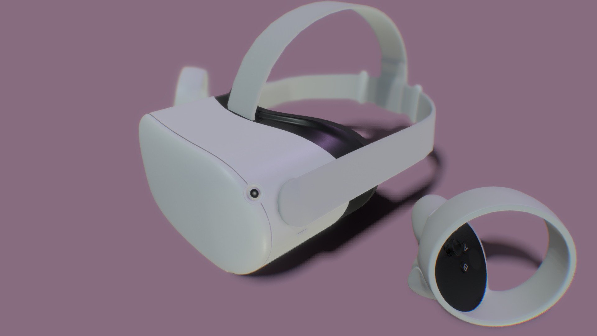 Oculus Quest 2 3D model - Download Electronics on