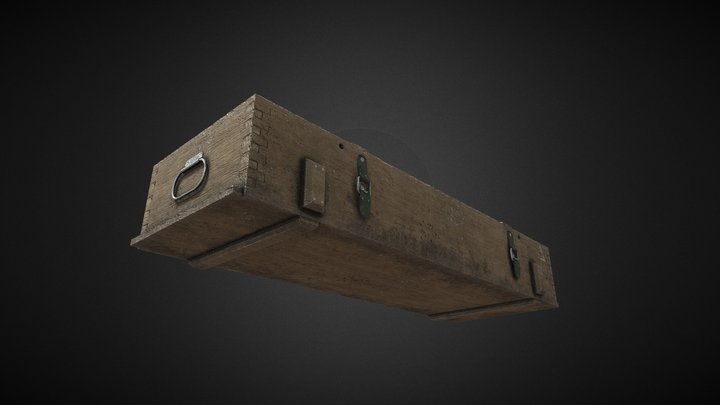 Military crate 3D Model