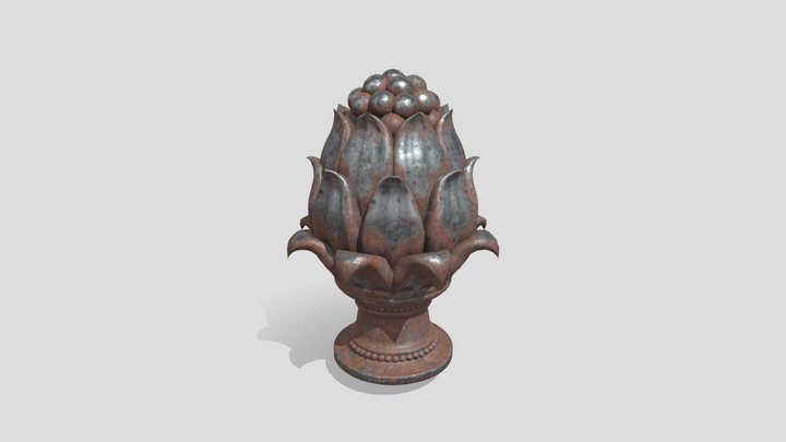 Pine Cone Ornament 3D Model 3D Model