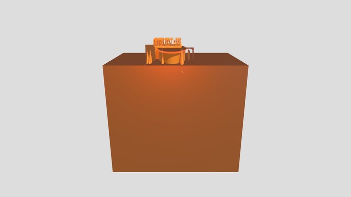Fox Family Logo 1998 Model Remake Temp 3D Model