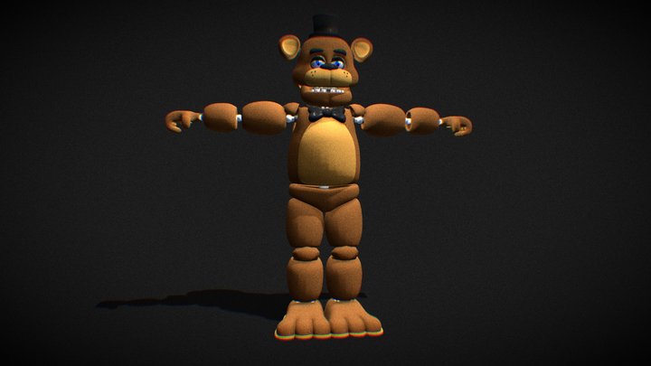 Freddy Scary 3D Model