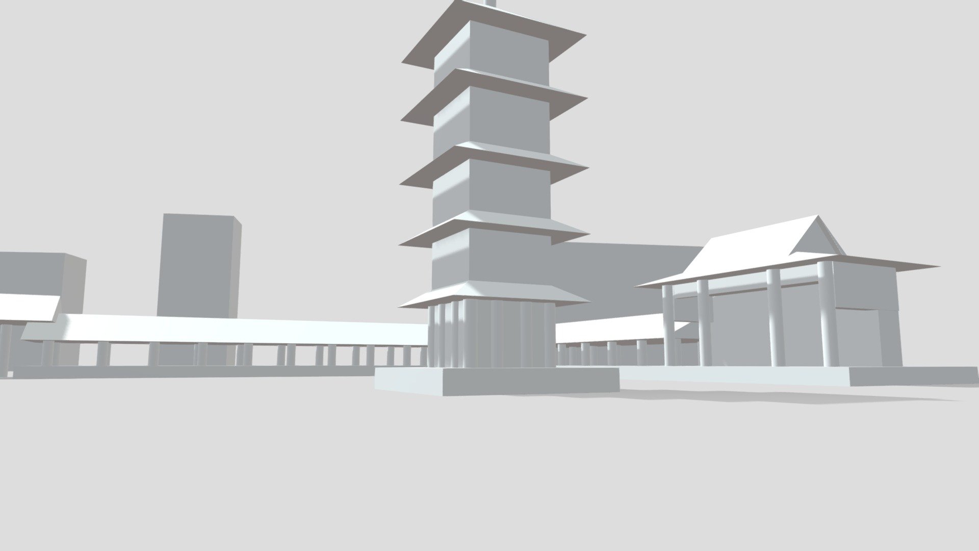 Shitennoji Temple Blockout