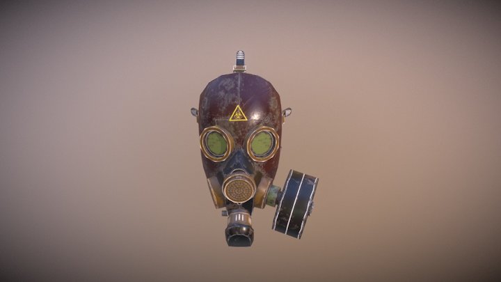 Gas Mask 3D 3D Model