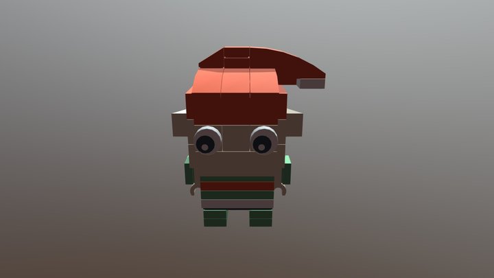 Santa Elf 3D Model