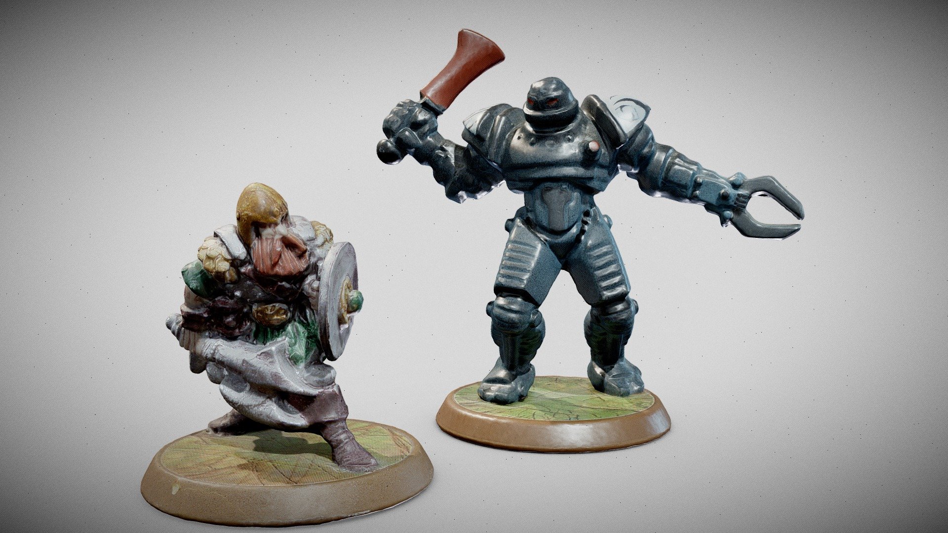 Figures from Heroscape Buy Royalty Free 3D model by rdashkevicz