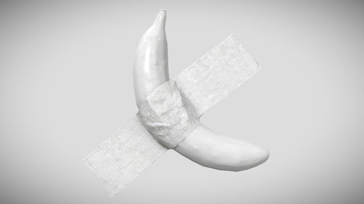 Fruit-Themed Art Object 3D Model