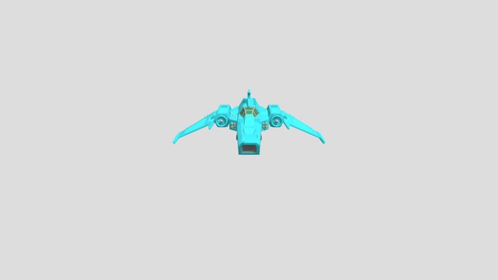 Space Ship 3D Model