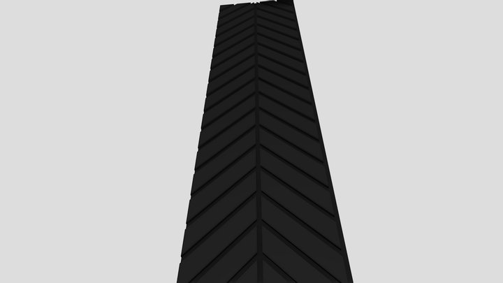 Real Wall Panel Chevrons Available in the UK 3D Model