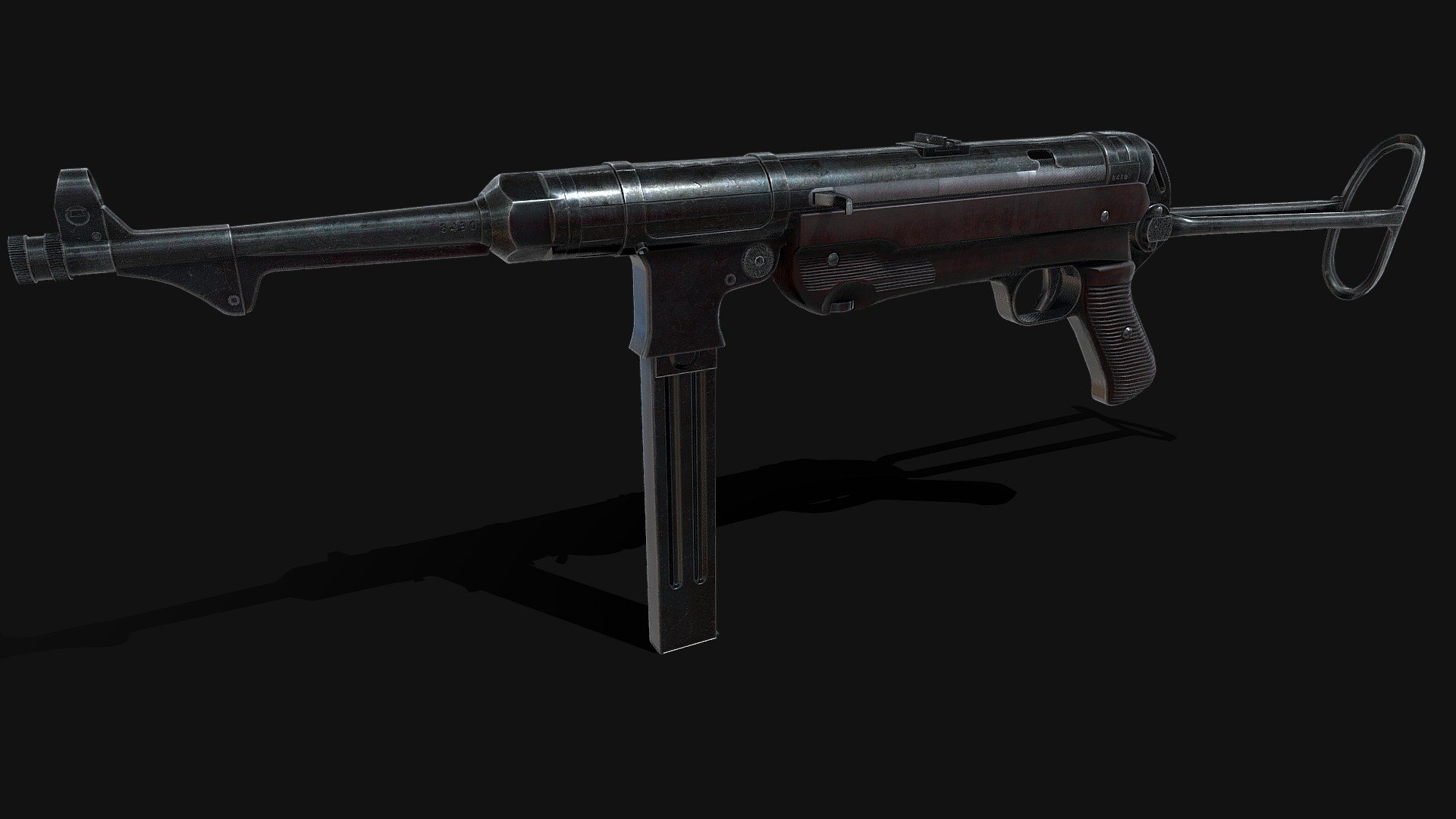 MP40 model 1940 - 3D model by Petr.Tlach [84f4563] - Sketchfab