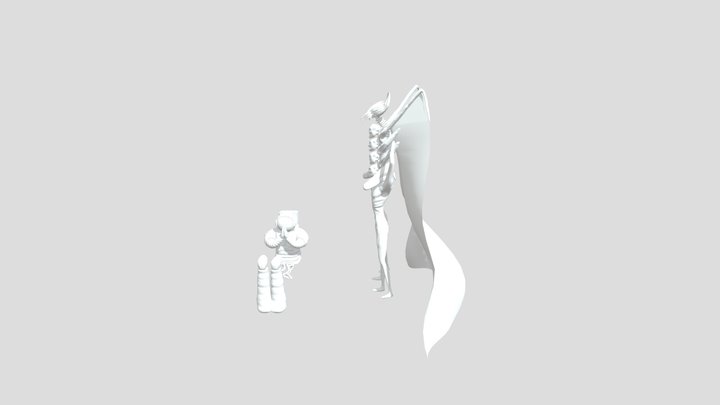 Darkness Devil Chainsaw Man 3D Model