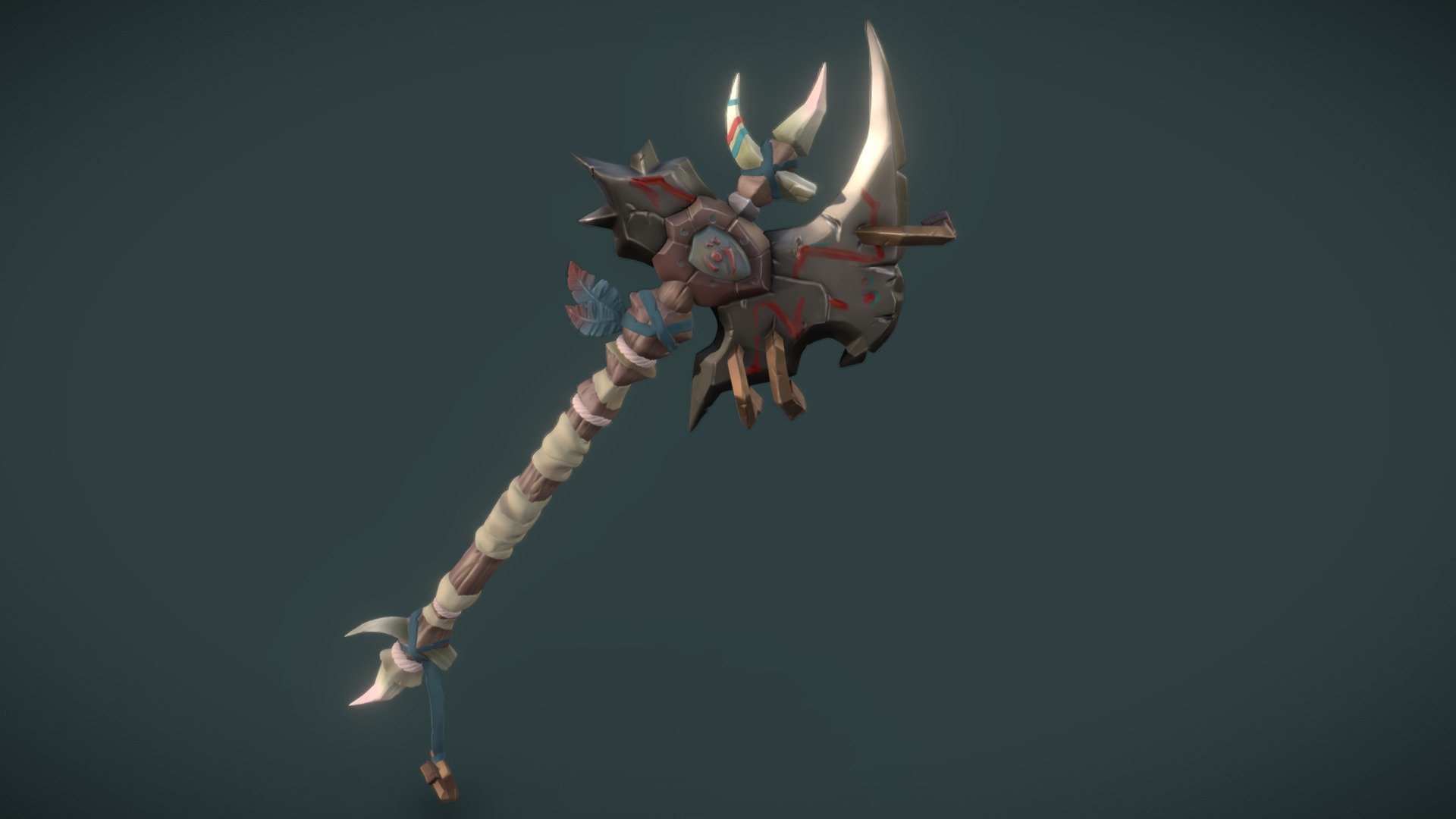 War Axe-digital sculpting - 3D model by InesLeipold [84f5ea5] - Sketchfab