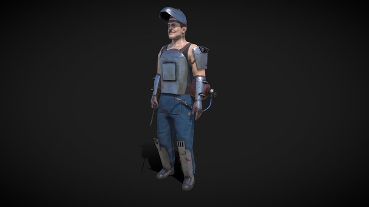 Human welder – Free 3D Model STL