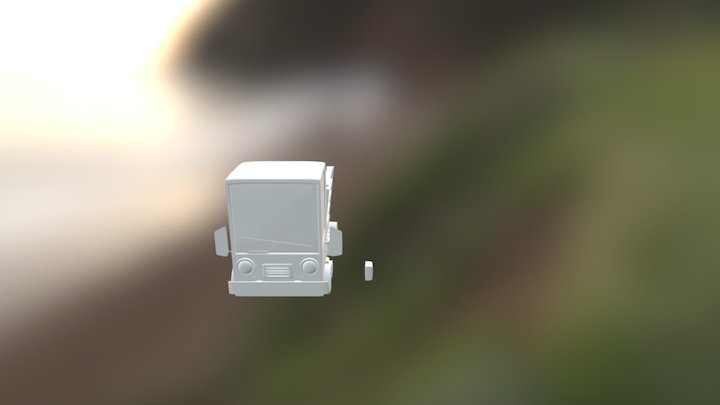Truck Low Poly William Mather 3D Model