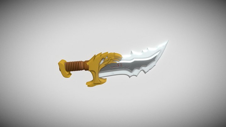 BLADE OF CHAOS 3D Model