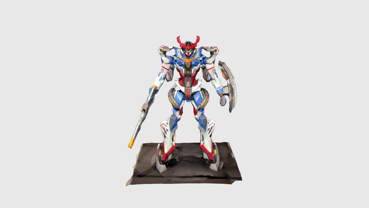 ガンダムベース東京展示のジークアクス 3D Model