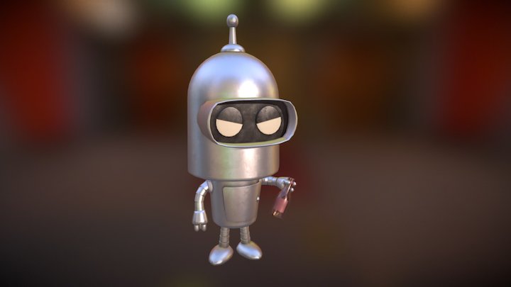 Bender - POP Figure 3D Model
