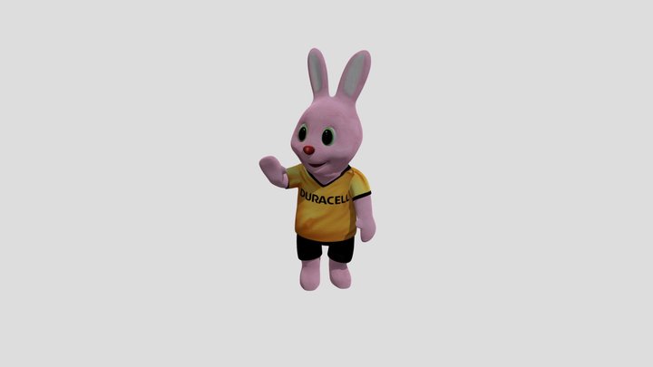 Bunny Waving 3D Model