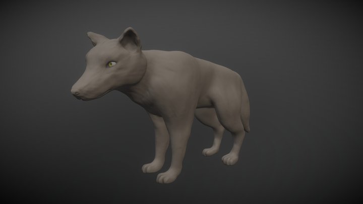 Wolf 3D Model