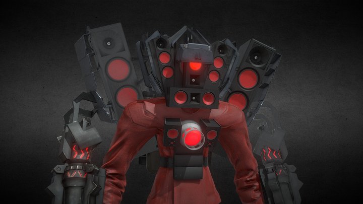 Titan speakerman 2.0 3D Model