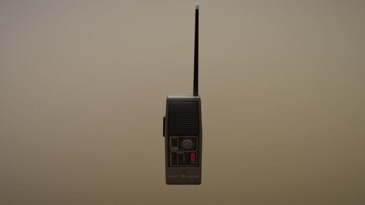 Handheld Radio 3D Model