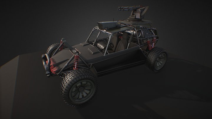 Military Buggy - Scorcher 3D Model