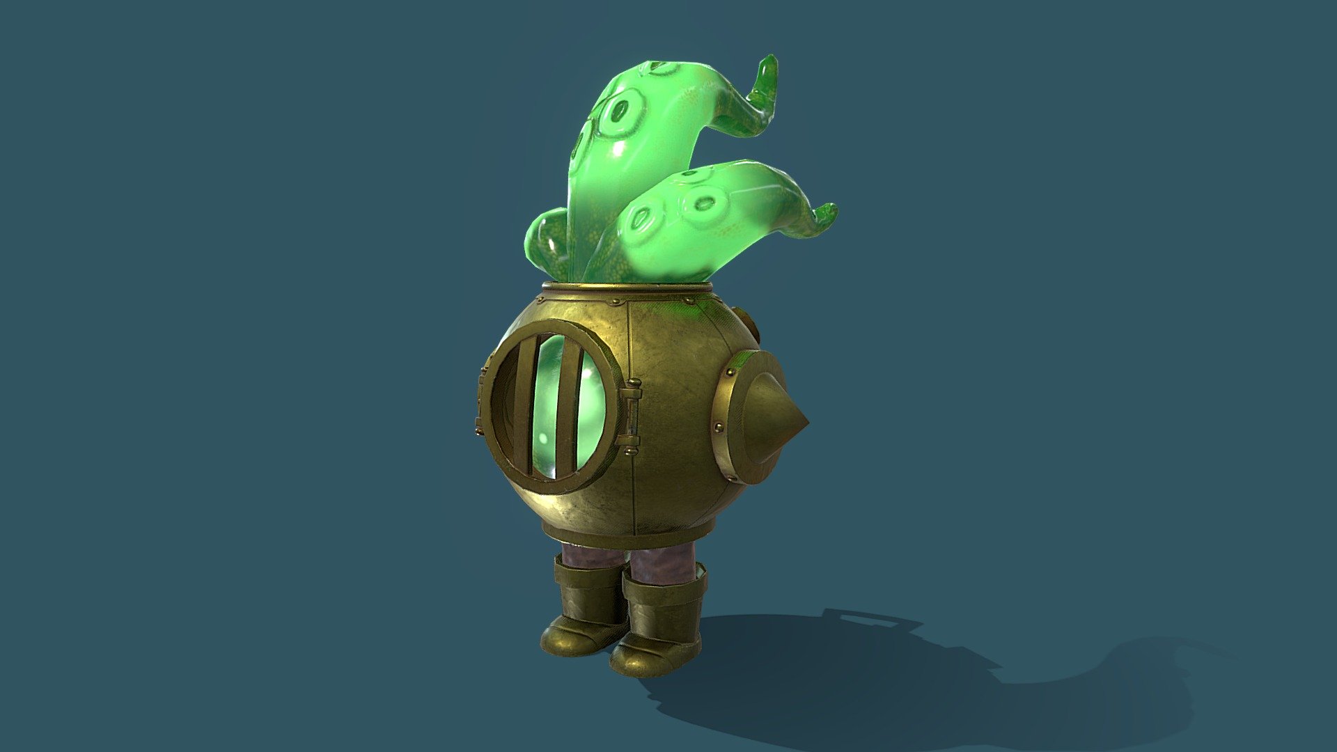 Slime Mob 3d Model By Logan Wilsonlogan [84fc52f] Sketchfab