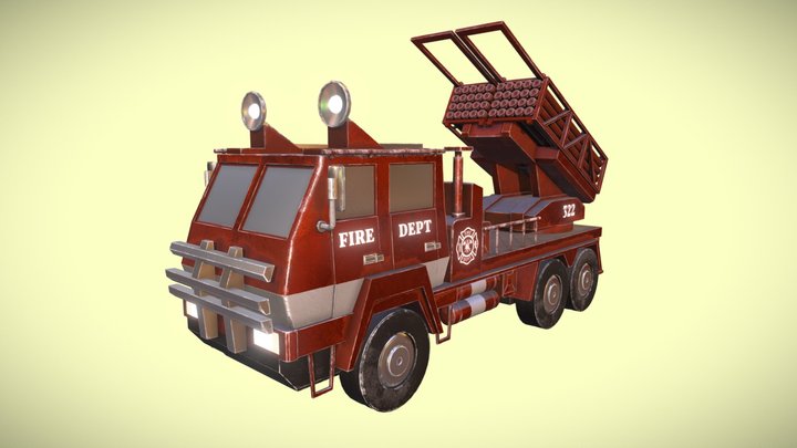 FIRE DEPT MLRS 3D Model