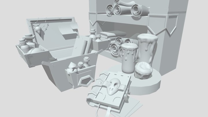 WitchBox 3D Model