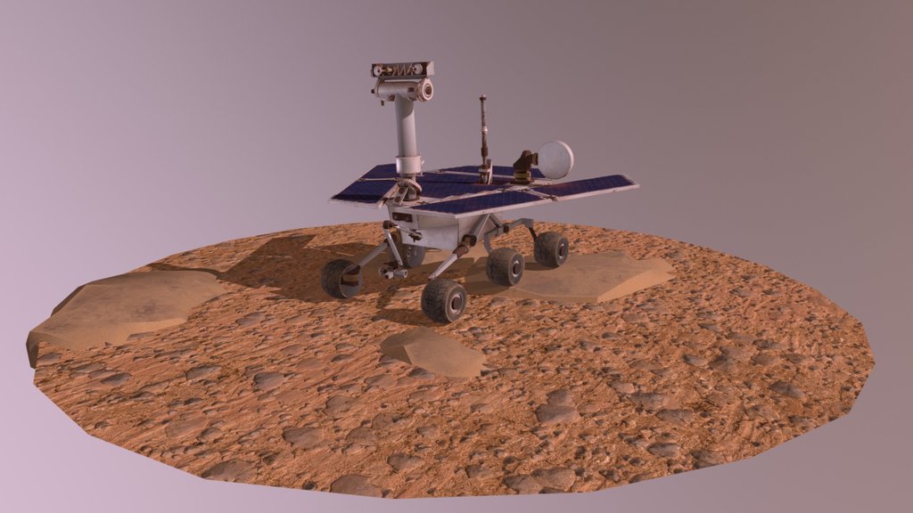 Nasa Mars Rover 3: Opportunity - A 3D Model Collection By Paul ...