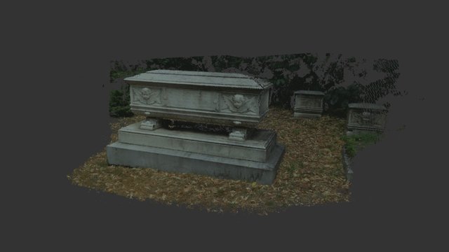 John Adams Blanchard tombstone (point cloud) 3D Model