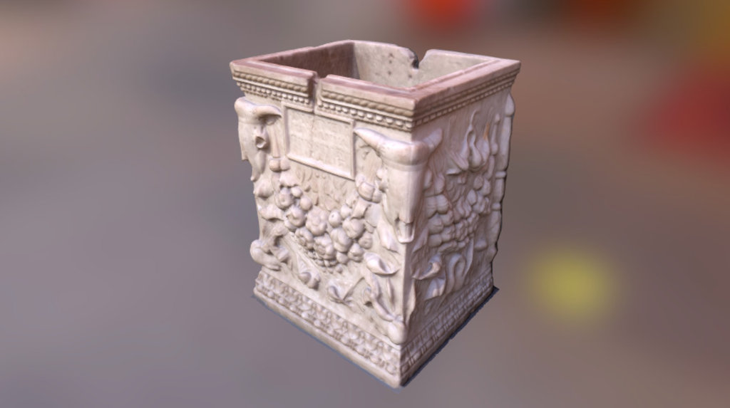 Cinerary urn of Memmius Ianuarius — Sketchfab embed 3D viewer