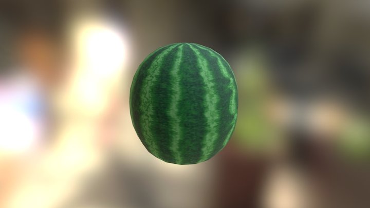 Watermelon 3D Model