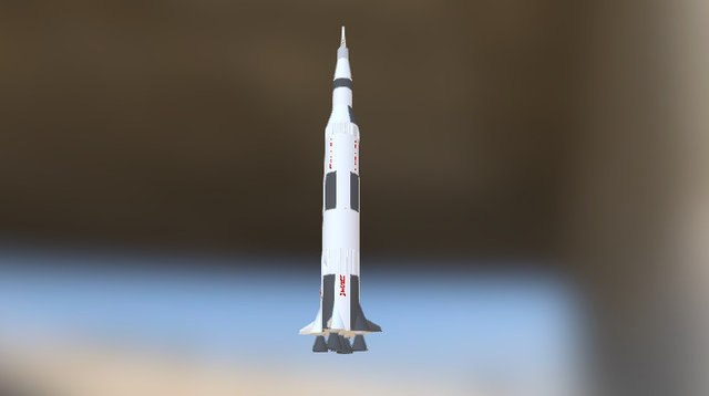 Cohete 3D Model