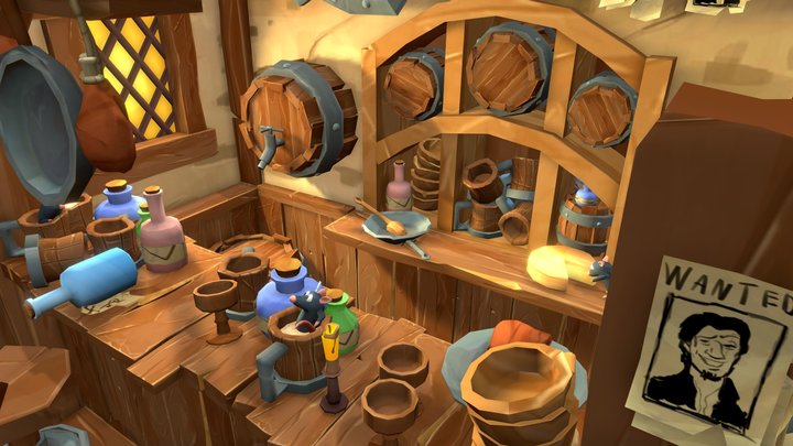 DAE Crib - "Tiny Thieves" 3D Model