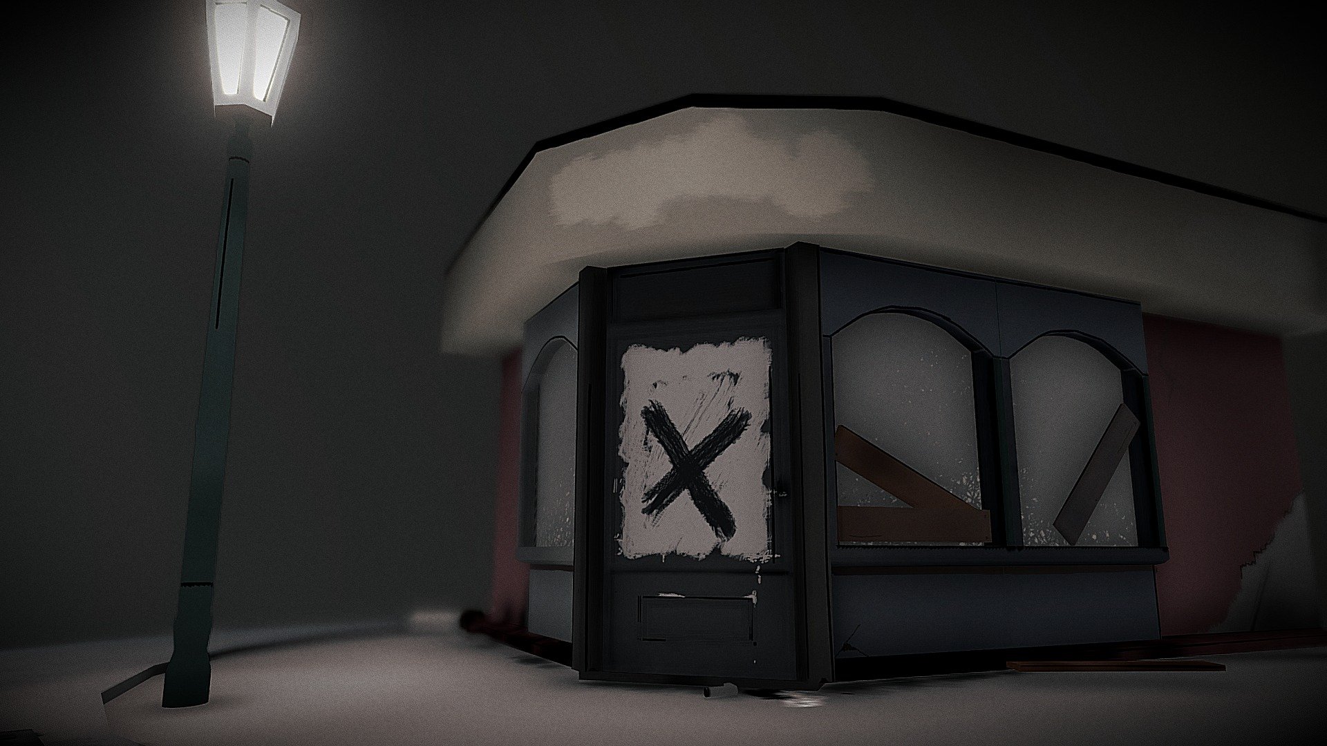 Corner shop - 3D model by emmya [8500631] - Sketchfab