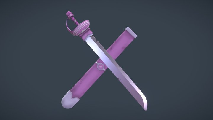 Rose's sword 3d assignment 3D Model