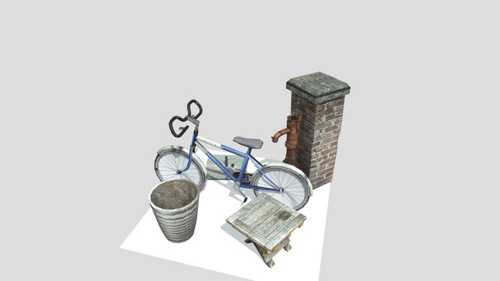 DAE 5 Finished props - grandma's house 3D Model
