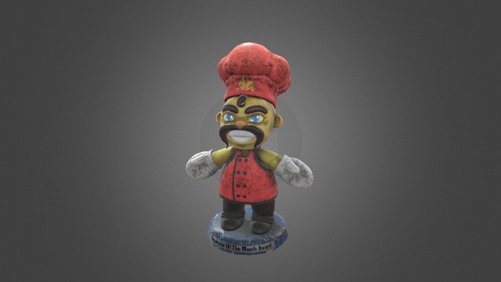 Pizza Man 3D Model