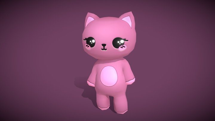 Cute Kittens Pack - Game Ready 3D Model