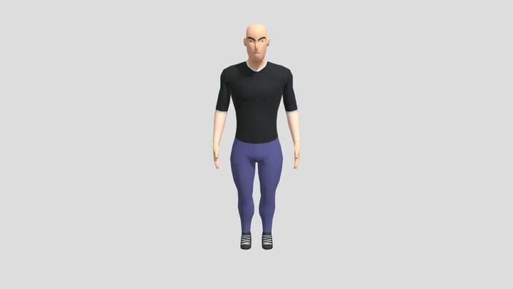 CharacterLowPolyFBX 3D Model