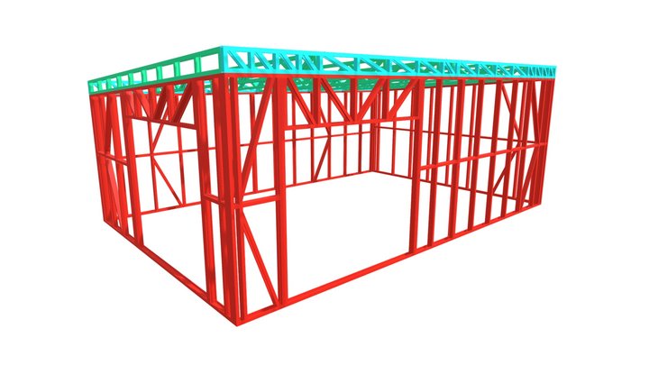 Dave-7.62X5.05M Shed 3D Model